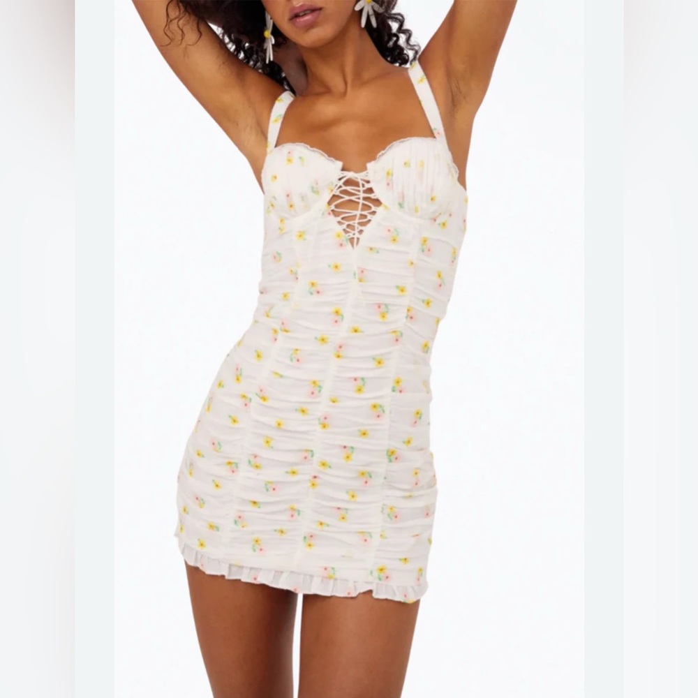 For Love and Lemons Celia mini dress